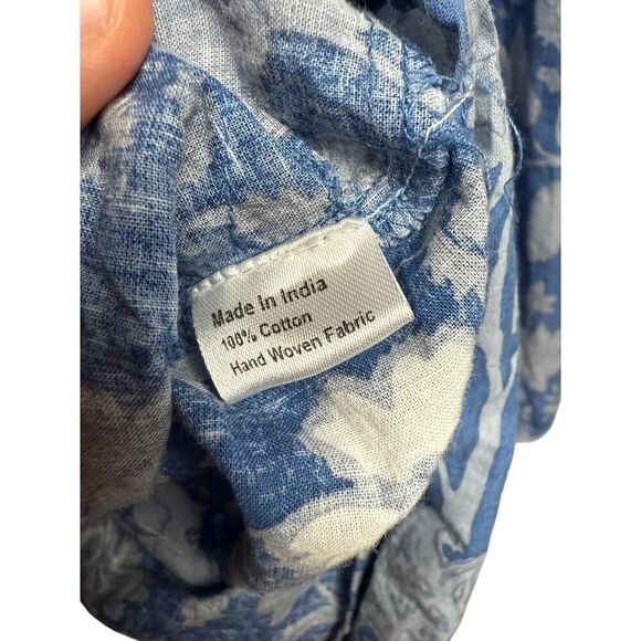 NWOT Grace Holiday Blue Floral Mini Dress Sz. M - Picture 4 of 4